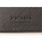 Prada Wallet Fold 2 Mo004 Saffiano Patch Patchwork Black — view 6