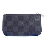 Louis Vuitton Coin Case Damier Graphite Pochette Cles Black Gray