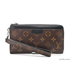 Louis Vuitton Macassar Zippy Dragonne Wallet Brown Strap — view 2