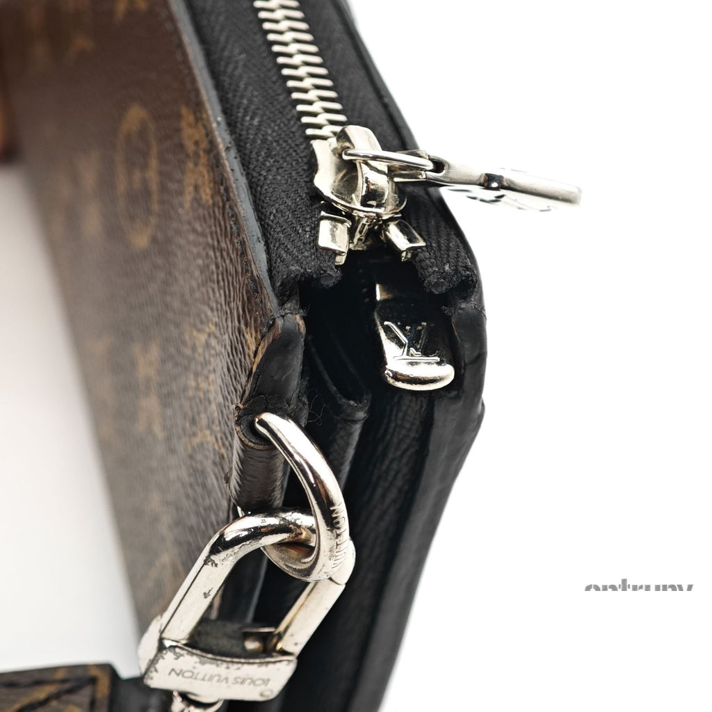 Louis Vuitton Macassar Zippy Dragonne Wallet Brown Strap — view 8