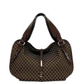 Celine Tote Bittersweet Brown Macadam Canvas Leather