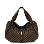 Celine Tote Bittersweet Brown Macadam Canvas Leather