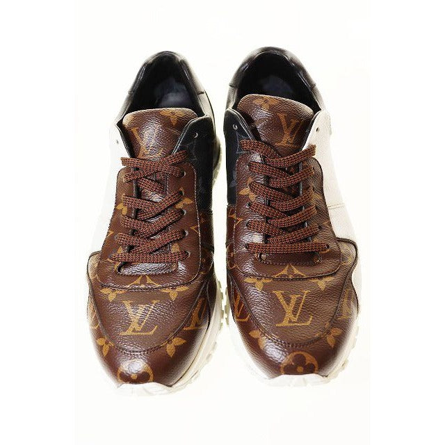 Louis Vuitton Run Away Line Sneakers Monogram Pattern Brown 7 Leather Low — view 2