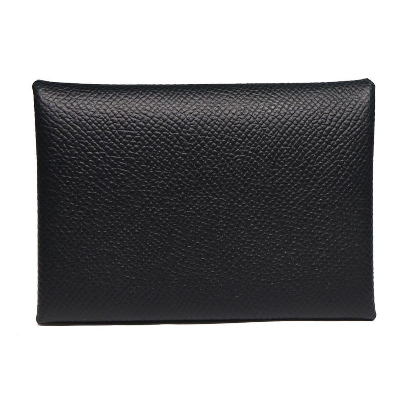 Hermes Calvidio Veau Epsom Black Coin Case Card — view 2