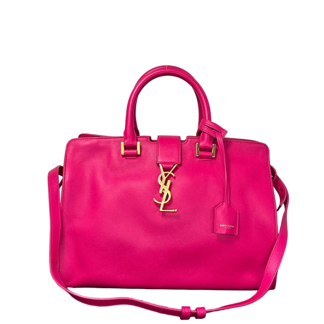 Saint Laurent Paris Cabas Handbag Shopping Pink