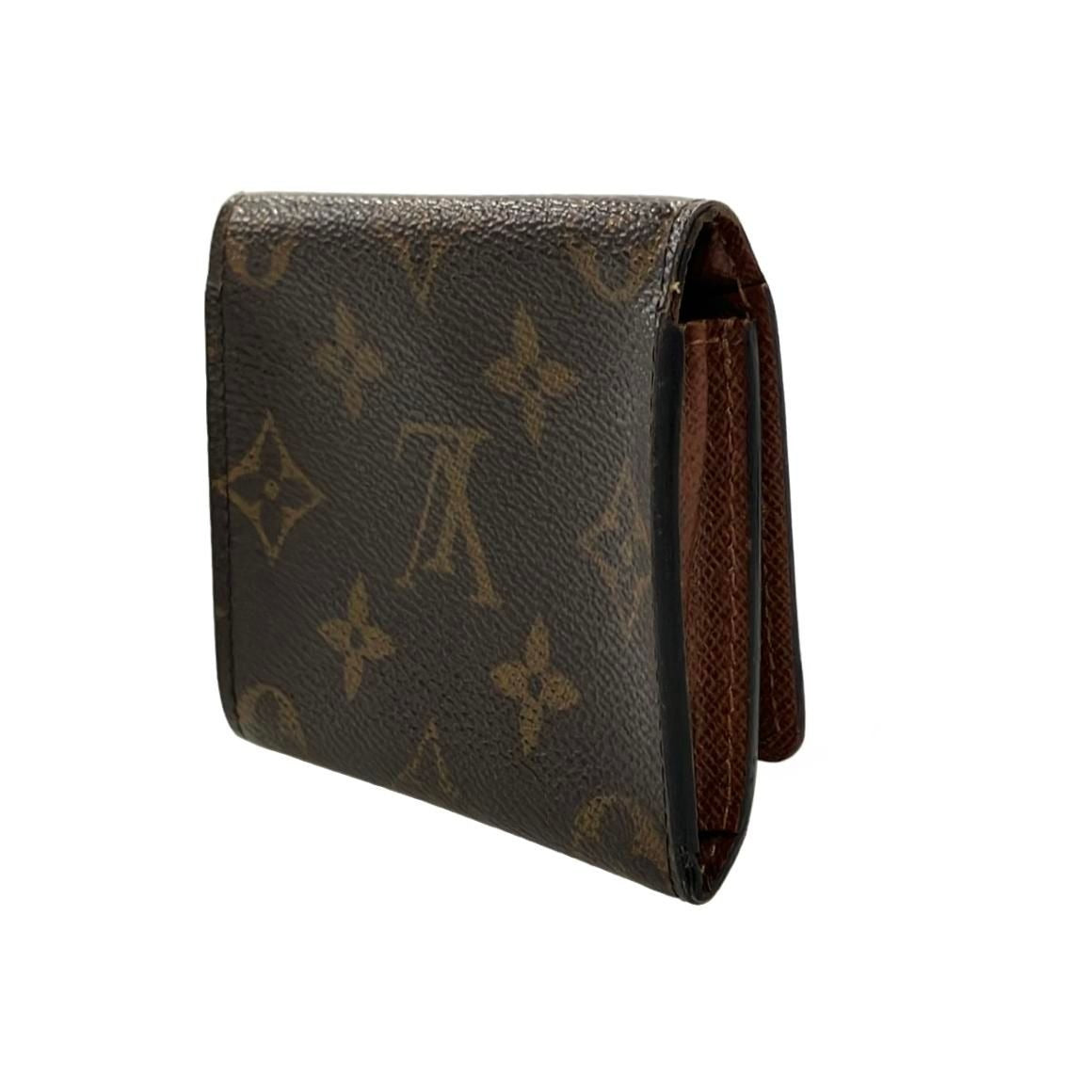 Louis Vuitton Card Case Monogram Envelope Business Holder Brown — view 3