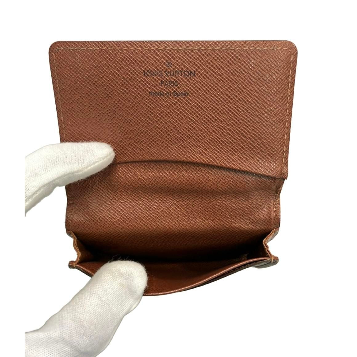 Louis Vuitton Card Case Monogram Envelope Business Holder Brown — view 5