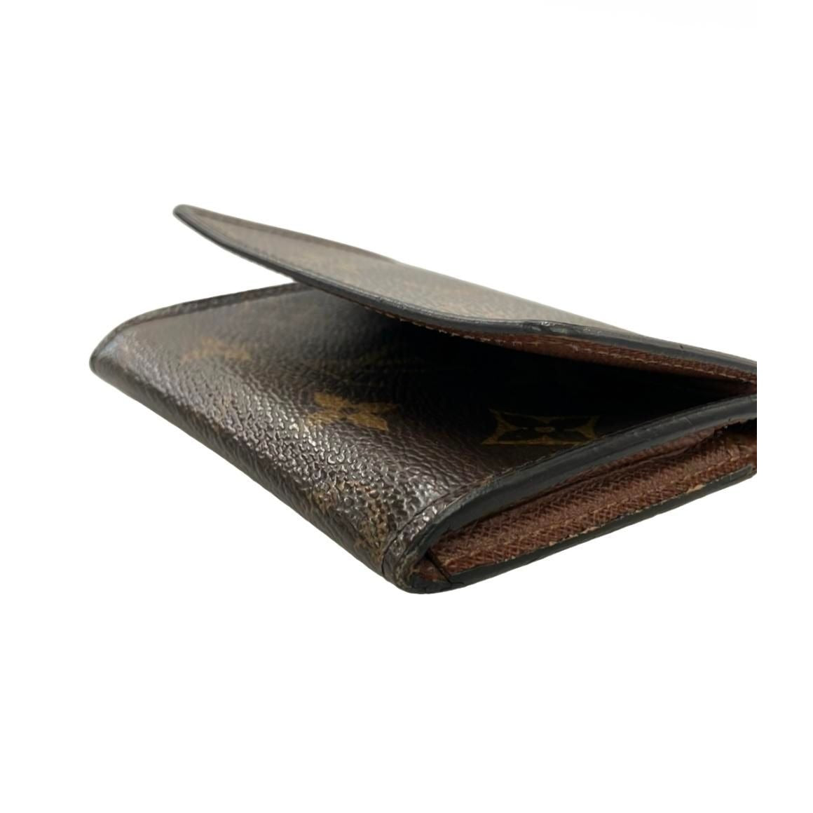Louis Vuitton Card Case Monogram Envelope Business Holder Brown — view 7