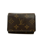 Louis Vuitton Card Case Monogram Envelope Business Holder Brown