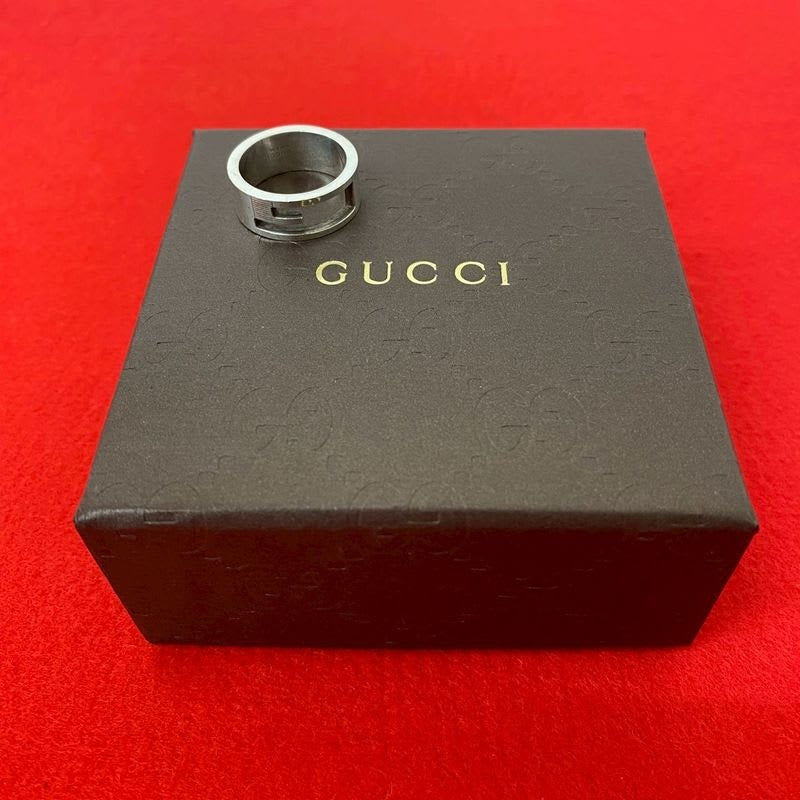 Gucci Square G Ring Silver 925 No 14 Accessories 102-4