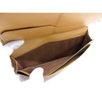 Celine Bifold Wallet Macadam Long Brown Leather Vintage — view 5