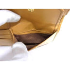 Celine Bifold Wallet Macadam Long Brown Leather Vintage — view 6