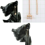 Hermes Earrings Amulette Kelly Pink Gold 18K Diamond — view 8