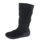 Chanel Coco Premiere Quilted Short Boots Black 38 — view 5
