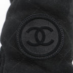 Chanel Coco Premiere Quilted Short Boots Black 38 — view 9