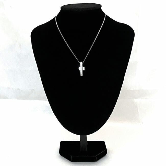 Gucci Cross Necklace Silver Polished Ag 925 S Rank — view 2