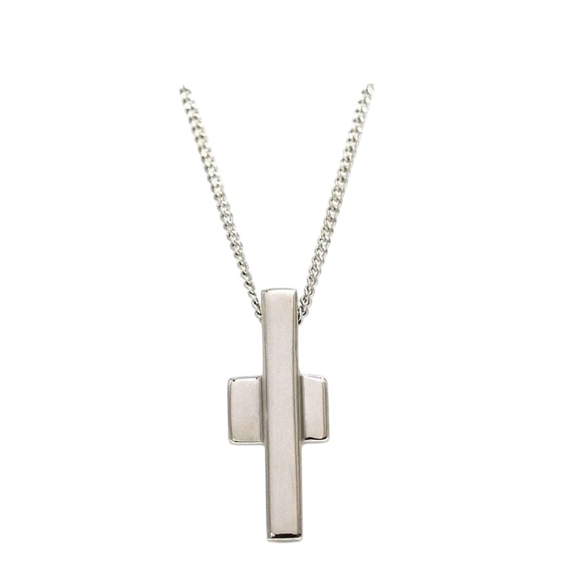Gucci Cross Necklace Silver Polished Ag 925 S Rank — view 3