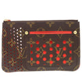Louis Vuitton Pochette Platte Monogram Perfo Oranger Pouch 0280