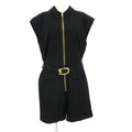 Gucci Jumps Silk Leather Belt