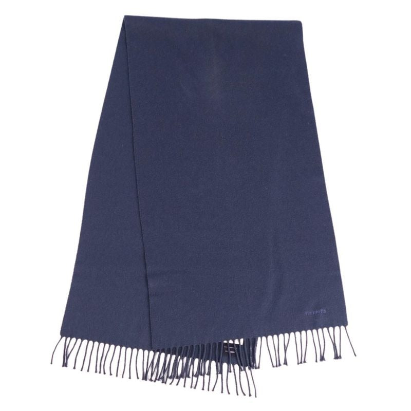 Hermes Scarf Shawl 100% Cashmere Fringe