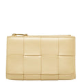 Bottega Veneta Maxi Intrecciato Cassette Beige Leather