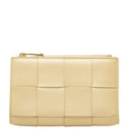 Bottega Veneta Maxi Intrecciato Cassette Beige Leather