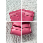 Bottega Veneta Trifold Wallet Cassette Intrecciato Leather Compact — view 4
