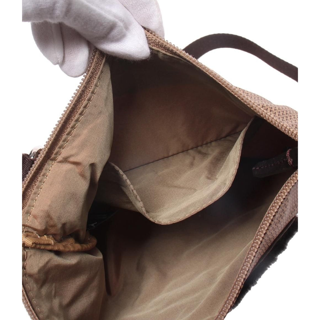Fendi Shoulder Bag Crossbody Zucchino Brown — view 7