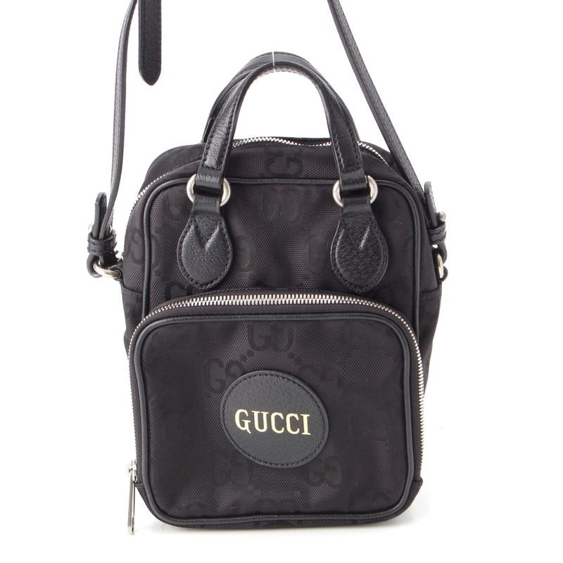 Gucci GG Nylon Leather Off The Grid 2-Way Shoulder Bag Black — view 2