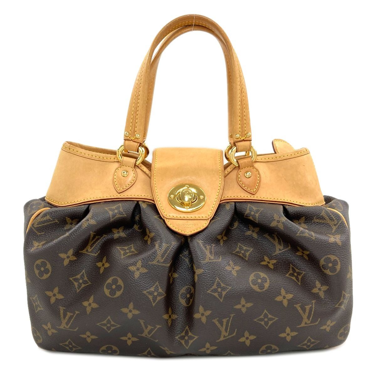 Louis Vuitton Boesi PM Handbag Monogram Canvas