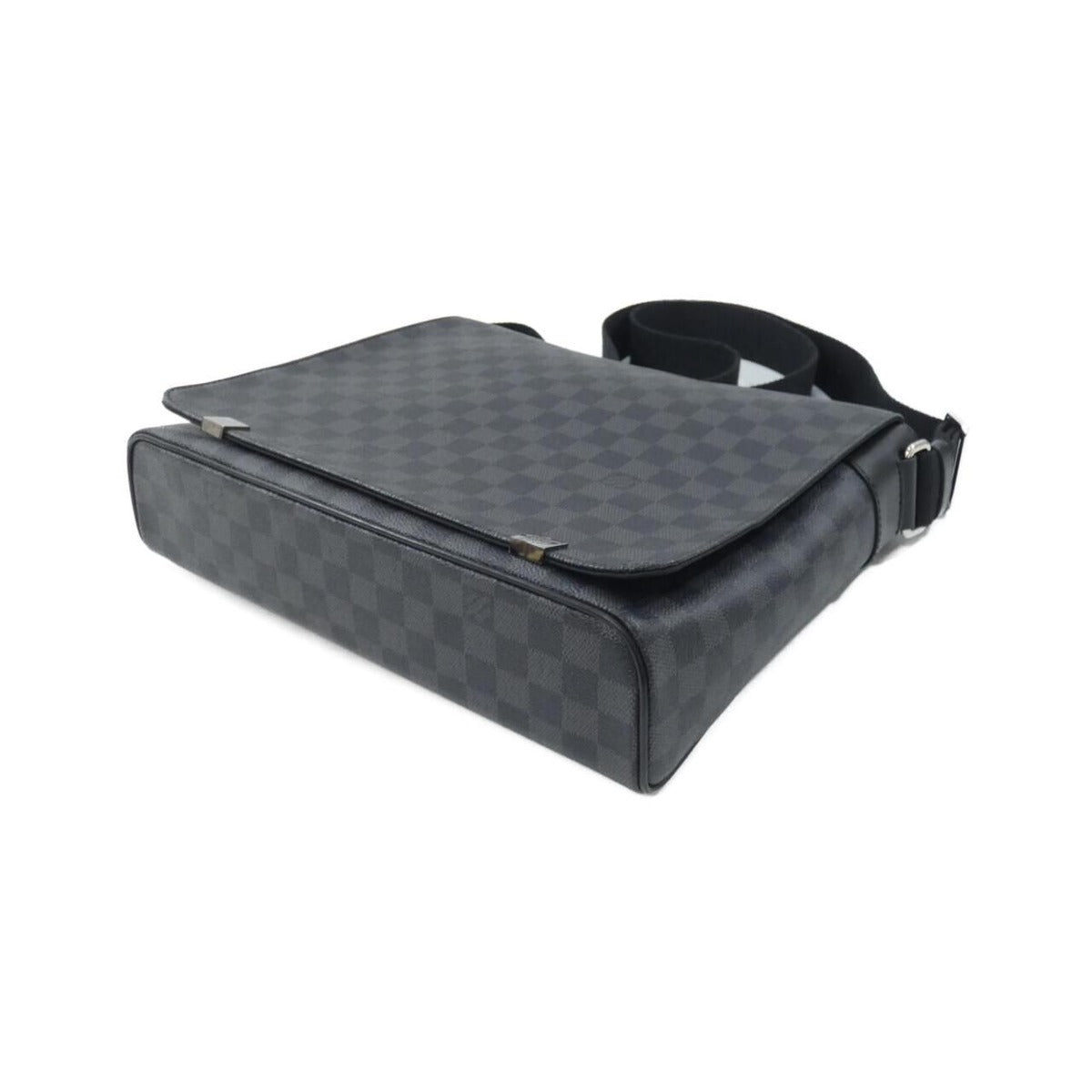 Louis Vuitton Damier Graphite District MM Shoulder Bag — view 3