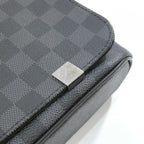 Louis Vuitton Damier Graphite District MM Shoulder Bag — view 4