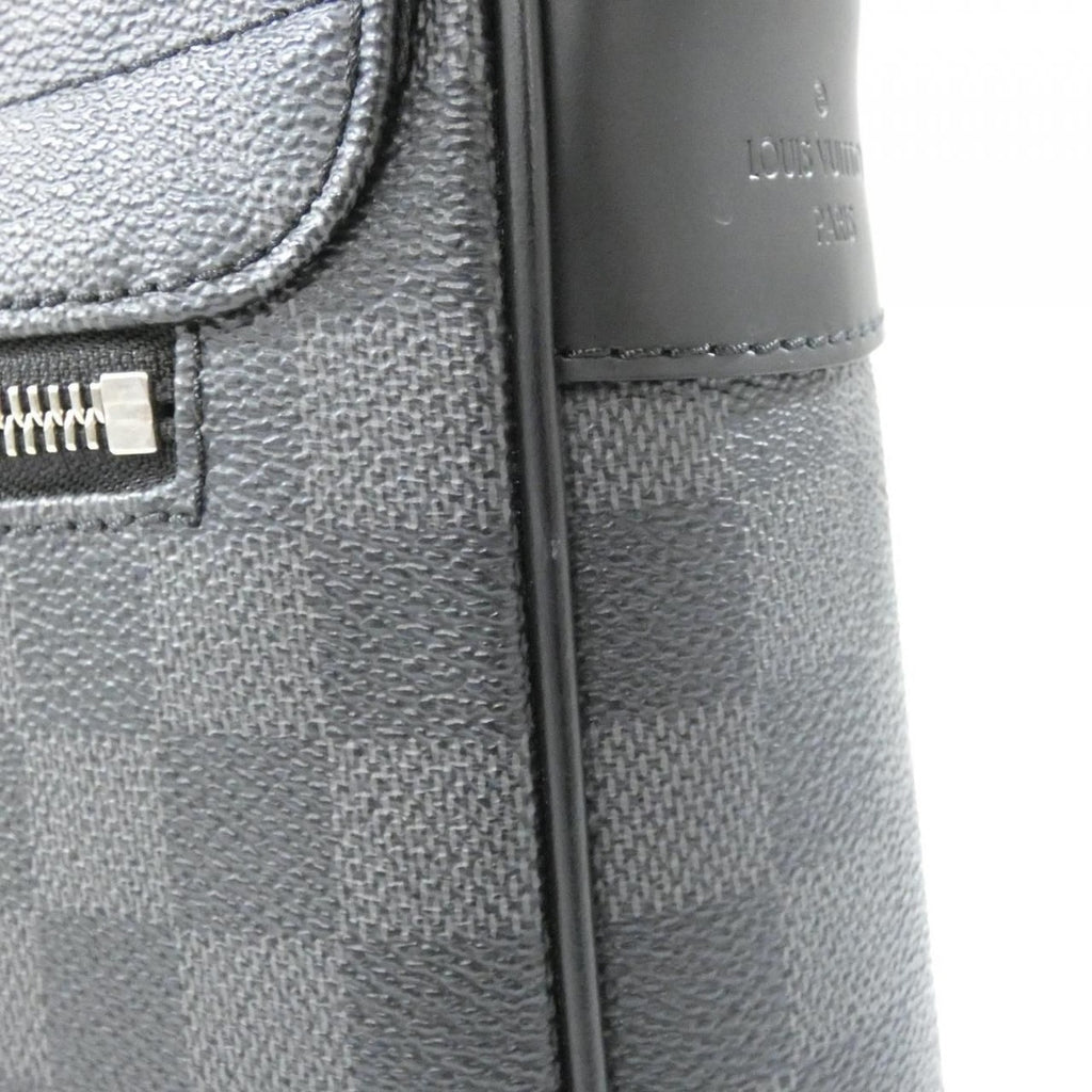 Louis Vuitton Damier Graphite District MM Shoulder Bag — view 5