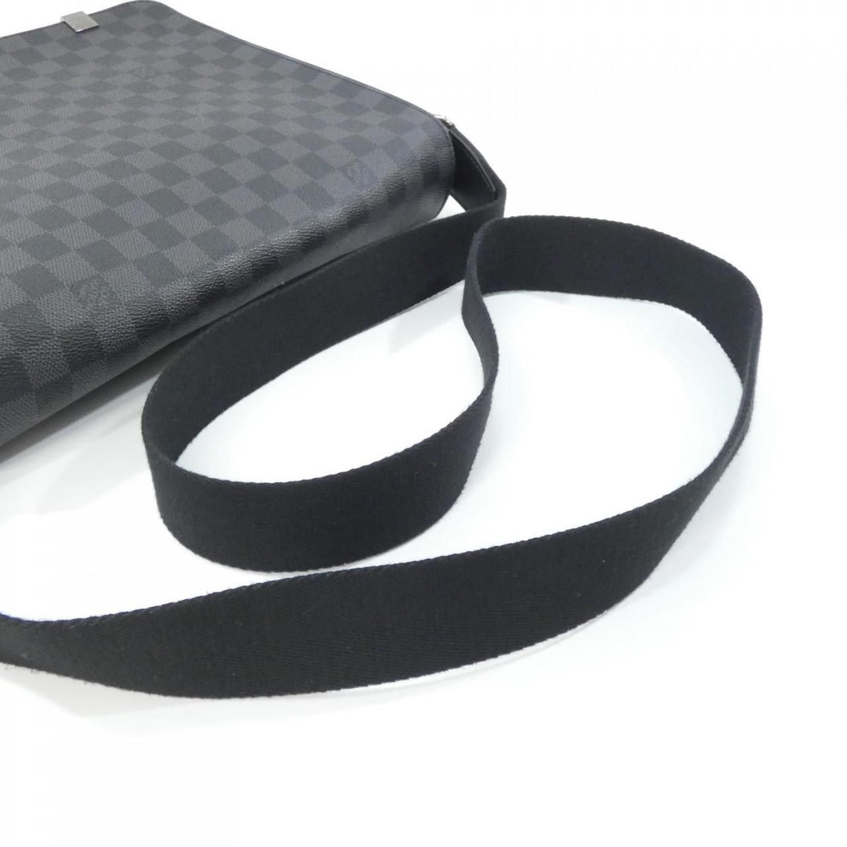 Louis Vuitton Damier Graphite District MM Shoulder Bag — view 6