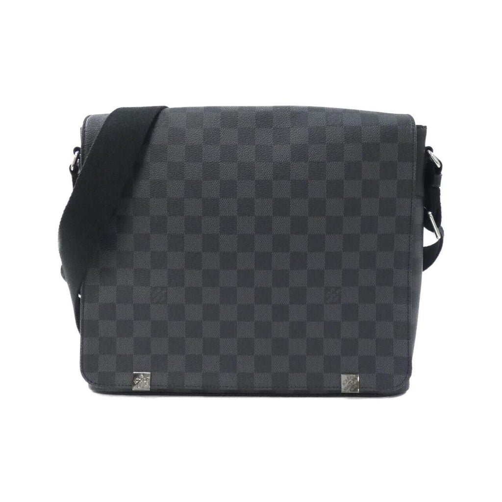 Louis Vuitton Damier Graphite District MM Shoulder Bag