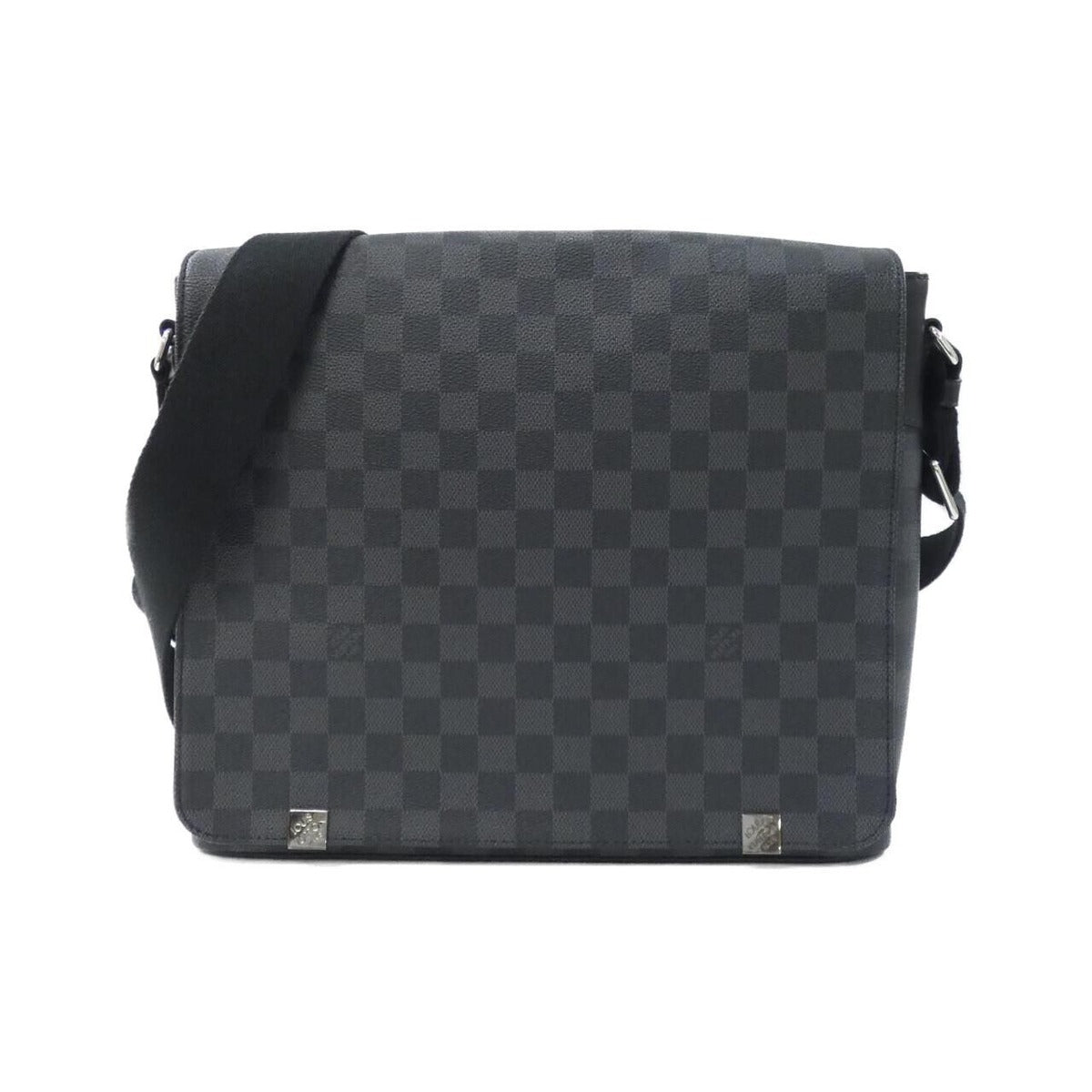 Louis Vuitton Damier Graphite District MM Shoulder Bag