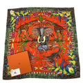 Hermes Scarf Carre 90 LA Marche DU Zambeze On The Zambezi Silk Multicolor