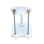 Tiffany & Co Earrings Ziegfeld 925 Sterling Silver Pearl — view 2