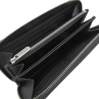 Louis Vuitton Long Wallet Zippy Monogram Mahina Noir Black Silver — view 6