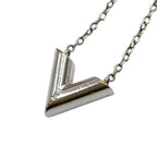 Louis Vuitton Essential Metal Silver Necklace