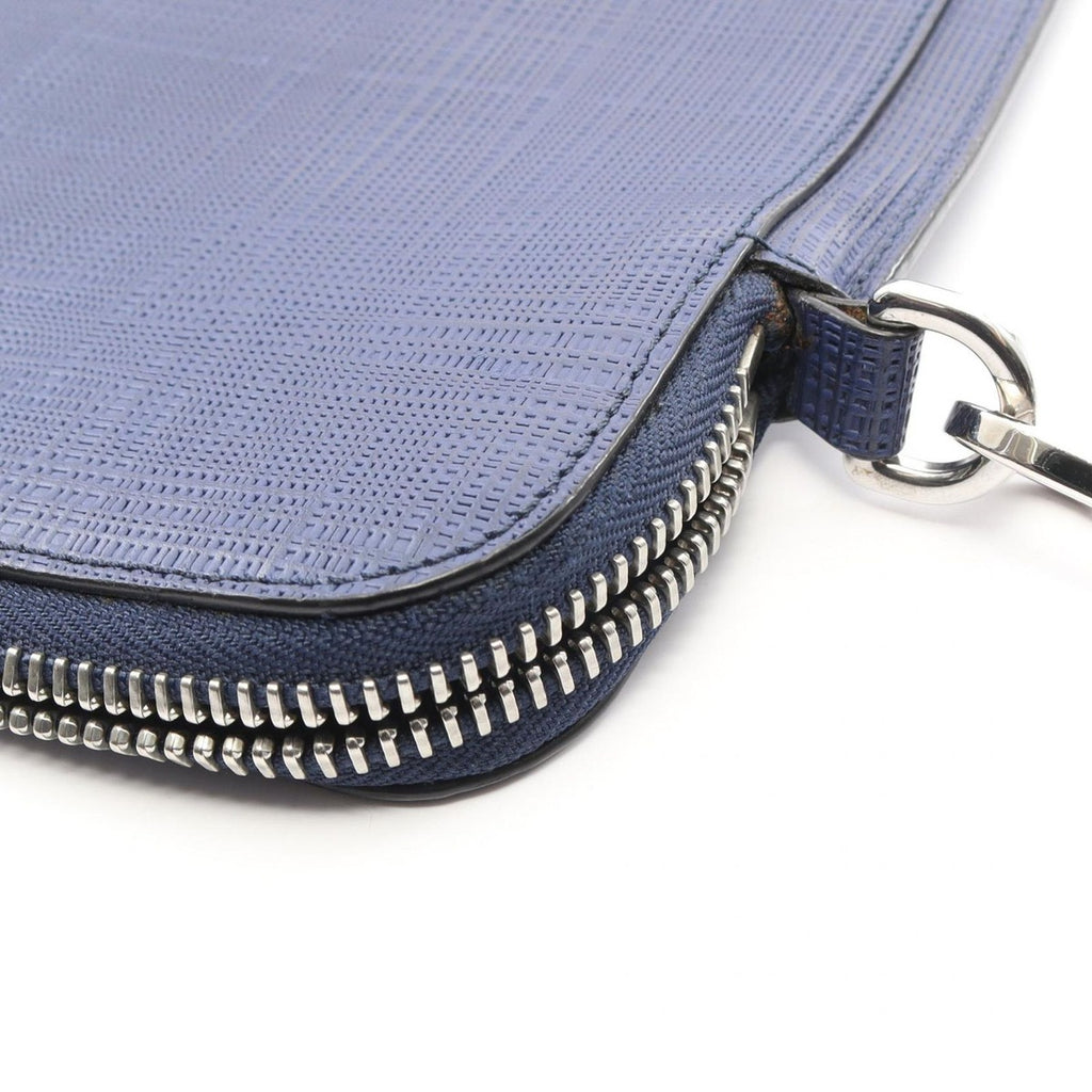Loewe Shoulder Bag Navy Leather — view 7