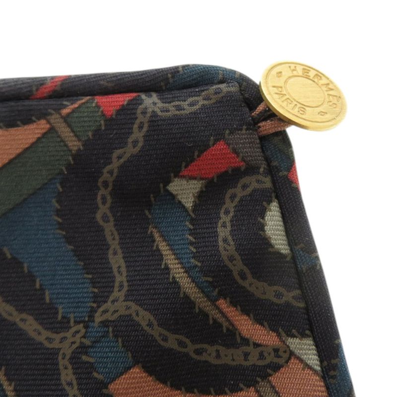 Hermes Poutierache Silk Cowhide Gray Other Fashion Goods 0773 — view 7
