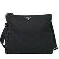 Prada Tessuto Shoulder Bag Pochette Nylon Black