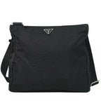 Prada Tessuto Shoulder Bag Pochette Nylon Black