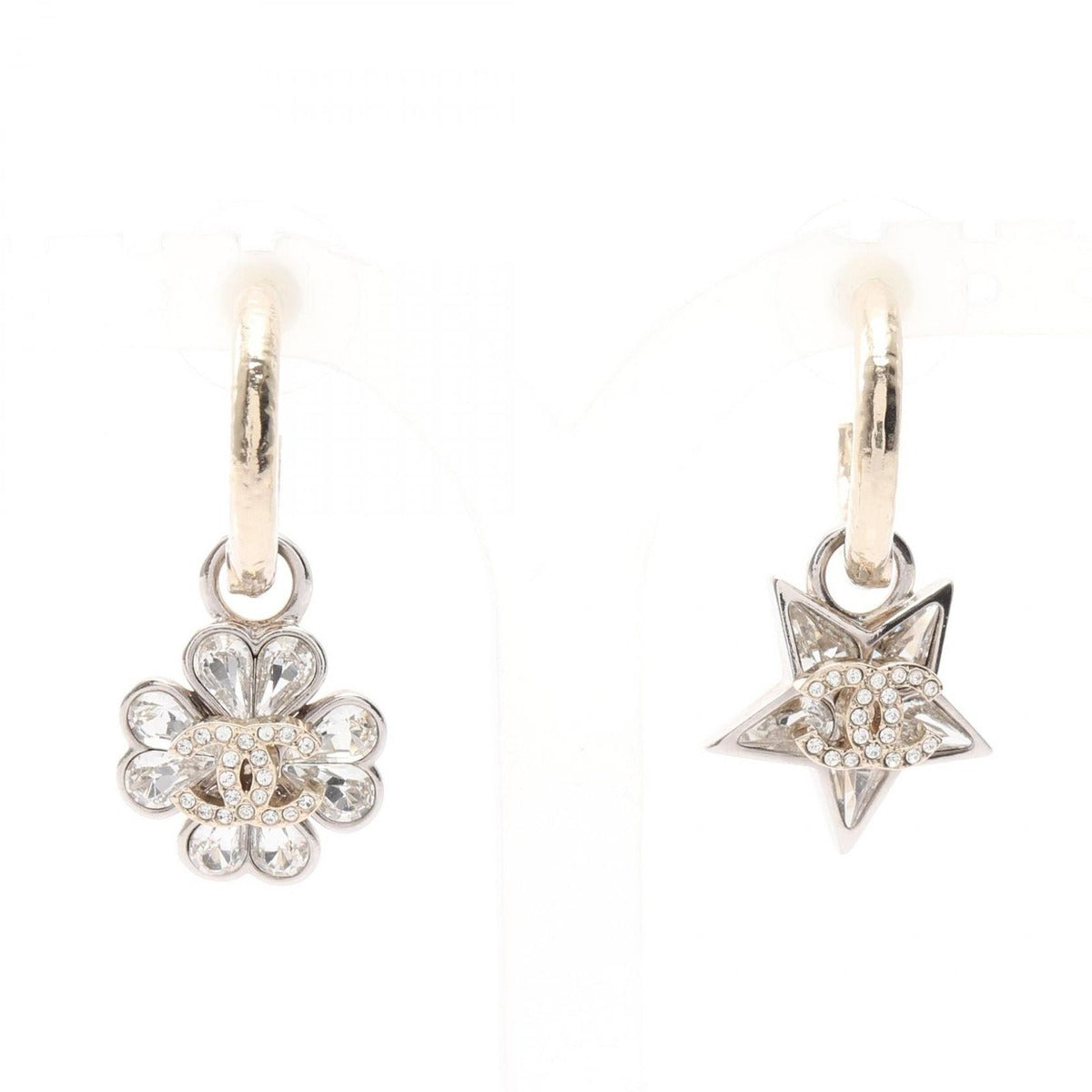 Chanel Earrings CC Logo Nineb Star