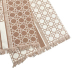 Christian Dior Scarf Cannage 31 Can205 I005 Logo Cashmere Wool Pink White — view 6