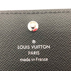 Louis Vuitton Business Card Holder Taiga Envelope Carte de Visite NM Initial — view 6