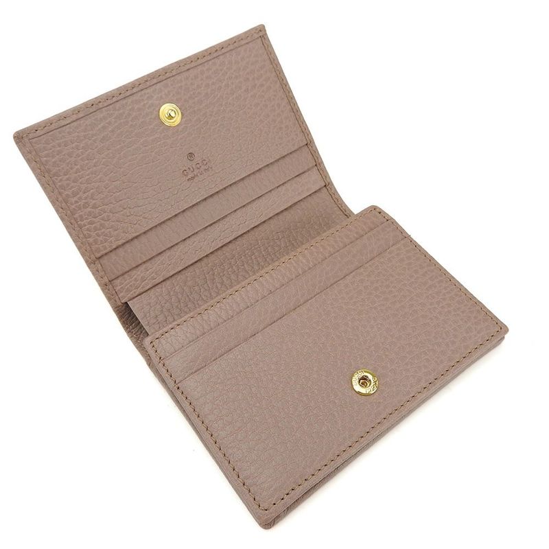 Gucci Bifold Walletcompact GG Marmontbeigegoldhardwareaccessoryfor — view 2