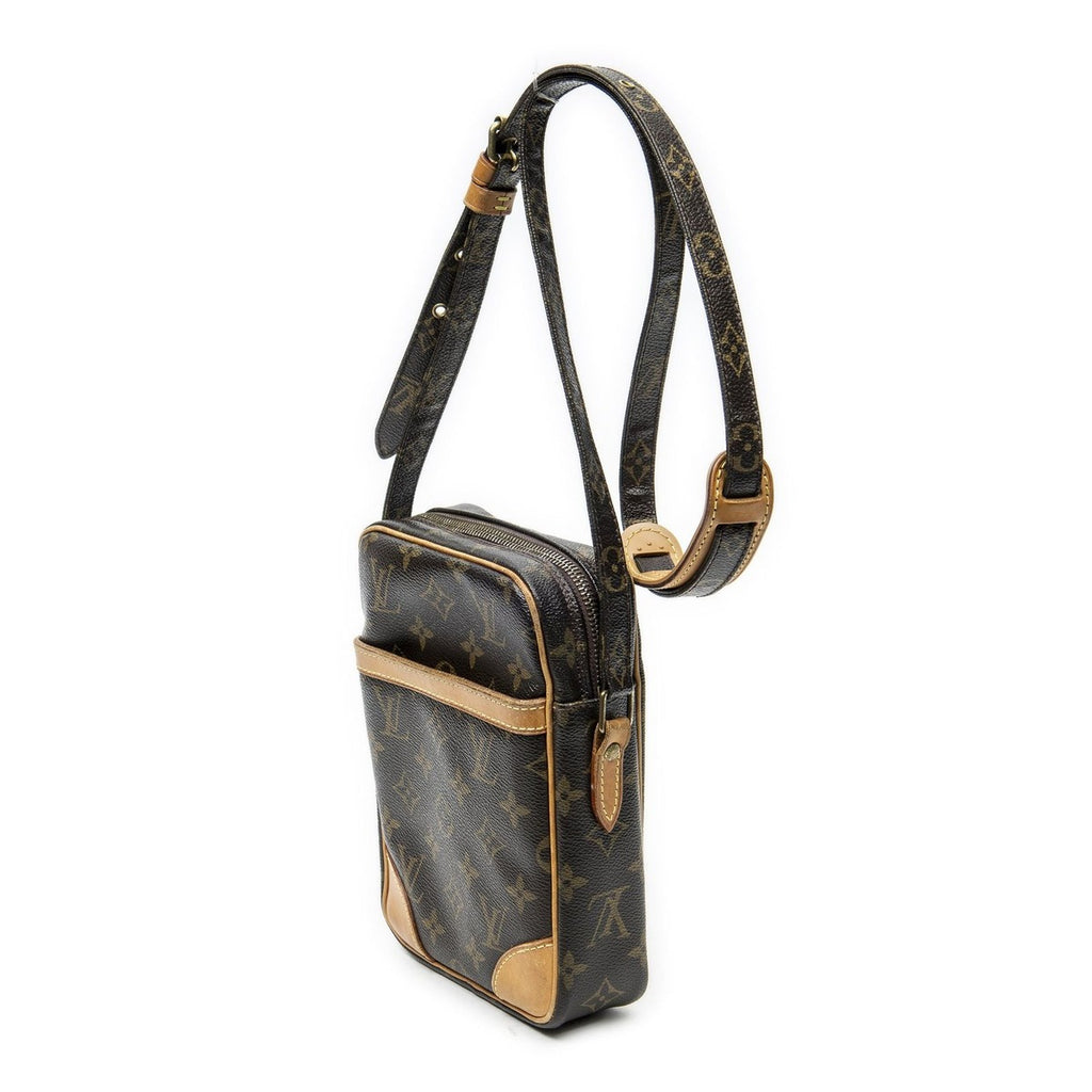 Louis Vuitton Danube Brown Monogram Canvas Shoulder Bag — view 2