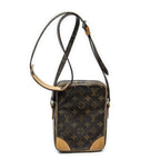 Louis Vuitton Danube Brown Monogram Canvas Shoulder Bag — view 5